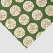 Papier Mousseline Trio de chien celte d'or Patten (Détail)