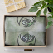 Papier Mousseline Triple Moon Goddess Gaia Art Sorcière verte (Cadeau)