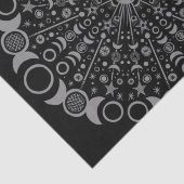 Papier Mousseline Triple Moon Mandala (Détail)