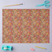 Papier Mousseline Trippy Hippy Retro Paisley (Artisanat)
