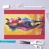 Papier Mousseline Tristin le cheval (Artisanat)