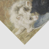 Papier Mousseline Trois chatons par Henriette Ronner-Knip (Détail)