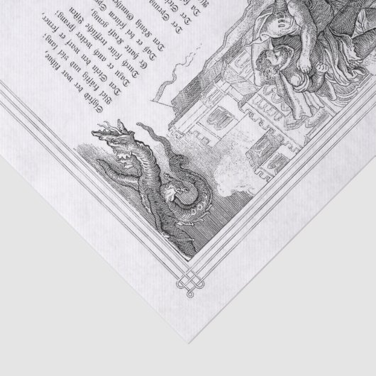 Papier Mousseline Trois contes de fées (Détail)