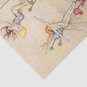 Papier Mousseline "Trois esprits pleins de joie" de Warwick Goble (Détail)