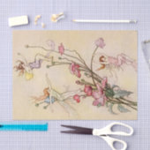 Papier Mousseline "Trois esprits pleins de joie" de Warwick Goble (Artisanat)