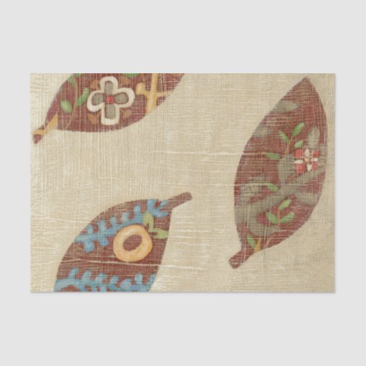 Papier Mousseline Trois Feuilles sur l'Arrière - plan Texture Linen (Recto)