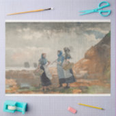 Papier Mousseline Trois filles de pêche (à Tynemouth, Northumberland (Artisanat)