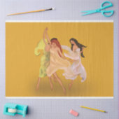 Papier Mousseline Trois Grandes Fées Fée Fae Découpage (Artisanat)