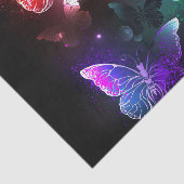 Papier Mousseline Trois papillons brillants sur l'arrière - plan de  (Détail)