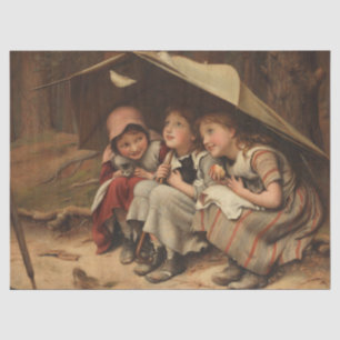 Papier Mousseline Trois petits chatons (par Joseph Clark)