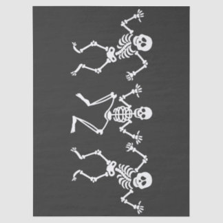 Papier Mousseline Trois sketchs de danse Découpage noir et blanc