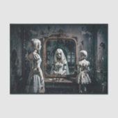 Papier Mousseline Trois soeurs. Fantôme dans le miroir (Recto)