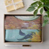 Papier Mousseline Trois tournesols, Van Gogh (Cadeau)