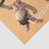 Papier Mousseline Troll moche Thunder_Cove (Détail)