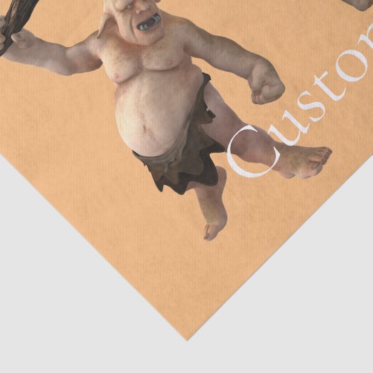 Papier Mousseline Troll moche Thunder_Cove (Détail)