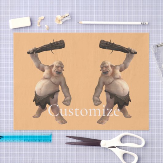 Papier Mousseline Troll moche Thunder_Cove (Artisanat)