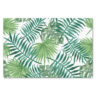 Papier Mousseline Tropical California Cadeaux été Palm Leaf Motif