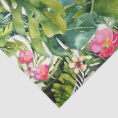 Papier Mousseline Tropical Floral Palm Feuille Botanique Chic été (Détail)