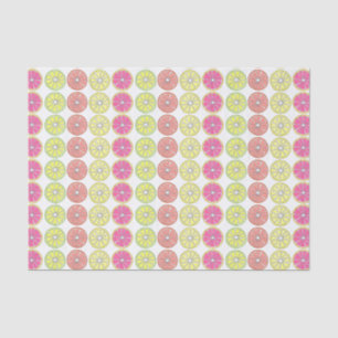 Papier Mousseline Tropical Fruit Slice Pamplemousse Citron Lime Oran