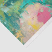 Papier Mousseline Tropical Glam Redhead Martini Cocktail Decoupage (Détail)