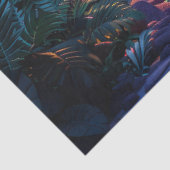 Papier Mousseline Tropical Hawaiian Walking Path  (Détail)