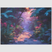 Papier Mousseline Tropical Hawaiian Walking Path (Recto)