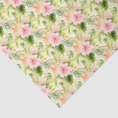 Papier Mousseline Tropical Jungle Floral (Détail)