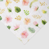 Papier Mousseline Tropical Jungle Floral Pattern (Détail)