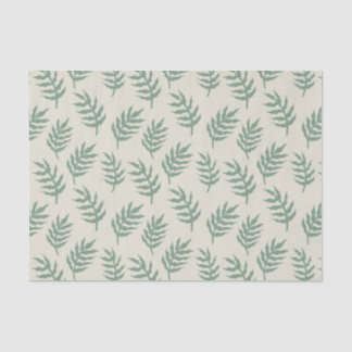 Papier Mousseline Tropical Jungle Rainforest Fern Feuille Motif 
