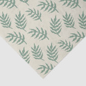 Papier Mousseline Tropical Jungle Rainforest Fern Feuille Motif  (Détail)