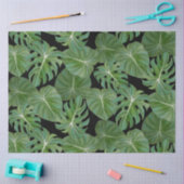Papier Mousseline Tropical Leaf Jungle Beach Découpage vert (Artisanat)