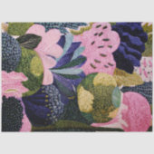 Papier Mousseline Tropical Modernism Floral (Recto)