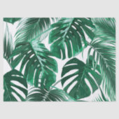 Papier Mousseline Tropical Palm Feuilles découpage Tissu (Recto)