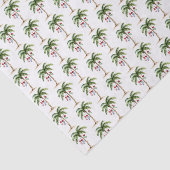 Papier Mousseline Tropical Palm Tree Beach Christmas (Détail)
