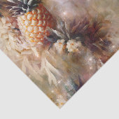 Papier Mousseline Tropical Pineapples Mariage Bridal Shower (Détail)