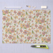 Papier Mousseline Tropical Retro Botanical (Artisanat)