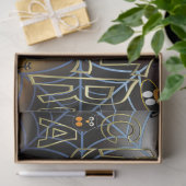 Papier Mousseline Trucs gothiques ou traiter spiderweb répétition (Cadeau)