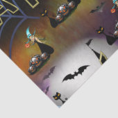 Papier Mousseline Trucs gothiques ou traiter spiderweb répétition (Détail)