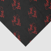 Papier Mousseline True Love Red Valentine's (Détail)