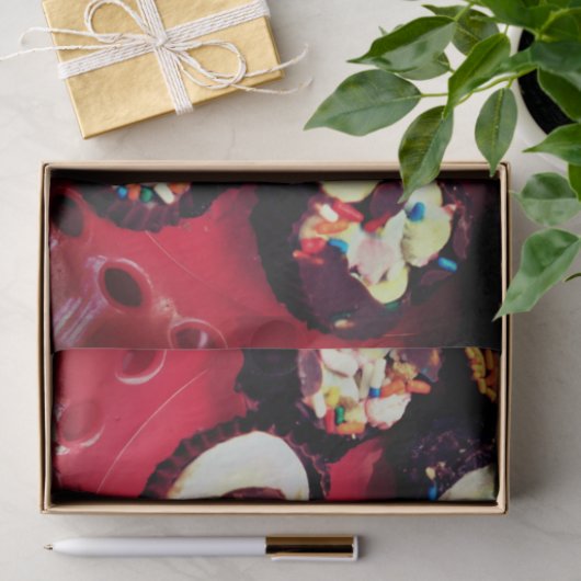 Papier Mousseline Truffes de Marshmallow (Cadeau)