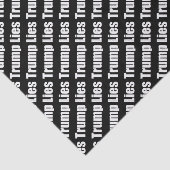 Papier Mousseline Trump ment (Détail)