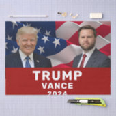 Papier Mousseline Trump Vance 2024 (Artisanat)