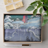 Papier Mousseline Tsuchiya Koitsu - Neige de printemps à Maruyama (Cadeau)