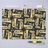 Papier Mousseline Tuba Musicien bande Enseignant Tissu Papier (Artisanat)