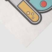 Papier Mousseline Tube d'essai de chimie et bécher (Détail)