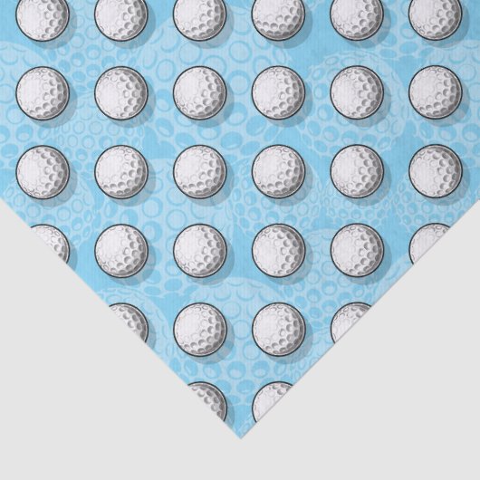 Papier Mousseline tuile de golf carrelé motif (Détail)