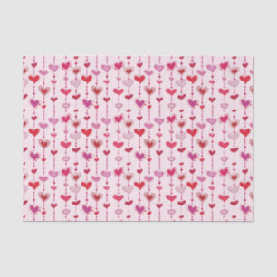 Papier Mousseline Tuiles de coeur
