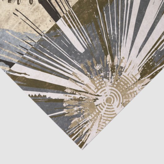 Papier Mousseline Tuiles d'éclatement I (Détail)