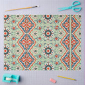 Papier Mousseline Tuiles portugaises tissu de découpage (Artisanat)