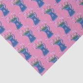 Papier Mousseline Tulip Bouquet Ressort papier Tissu rose (Détail)